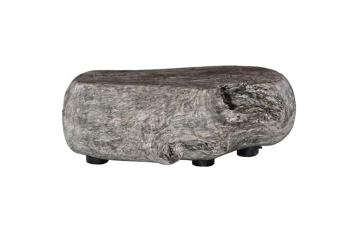 River Stone Coffee Table, Gray Stone