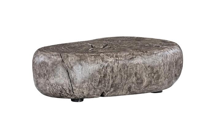 River Stone Coffee Table, Gray Stone