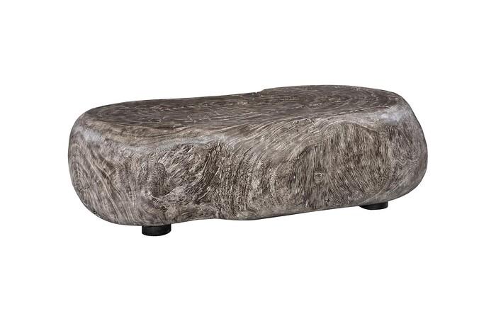 River Stone Coffee Table, Gray Stone