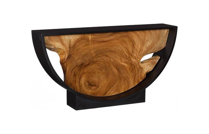 Framed Arc Console Table, Natural