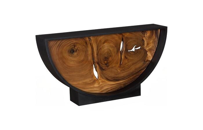 Framed Arc Console Table, Natural
