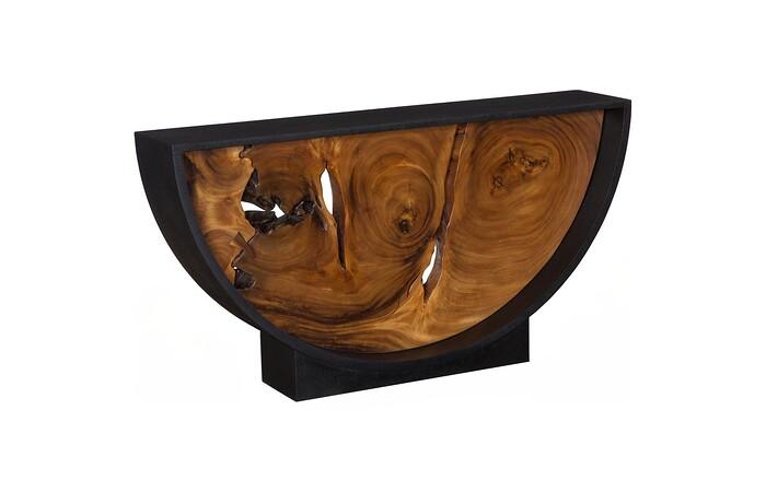 Framed Arc Console Table, Natural