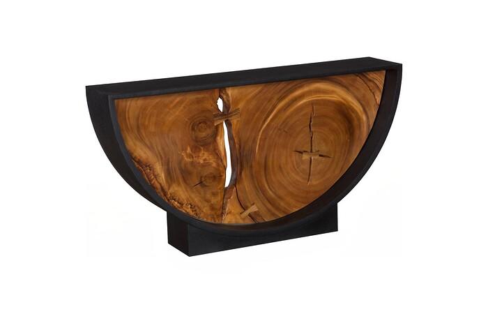 Framed Arc Console Table, Natural