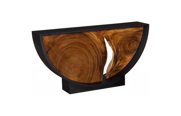 Framed Arc Console Table, Natural
