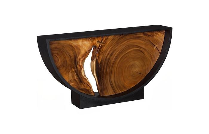Framed Arc Console Table, Natural