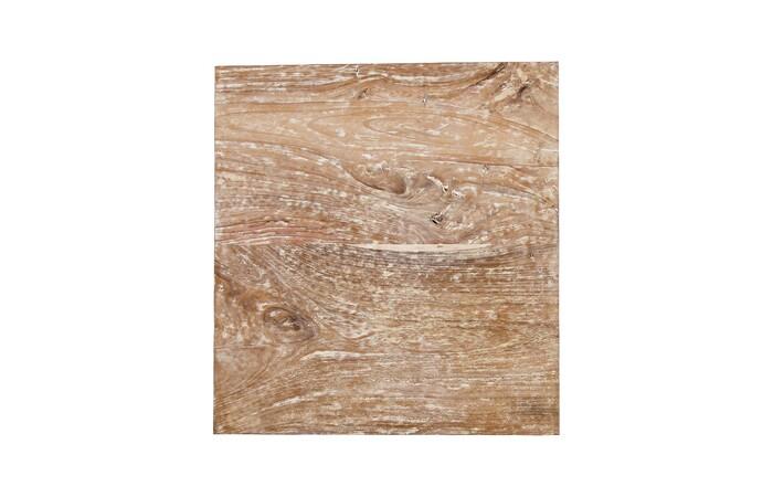 Origins Dining Table, Brown Stone, Square, Brushed Brass Base