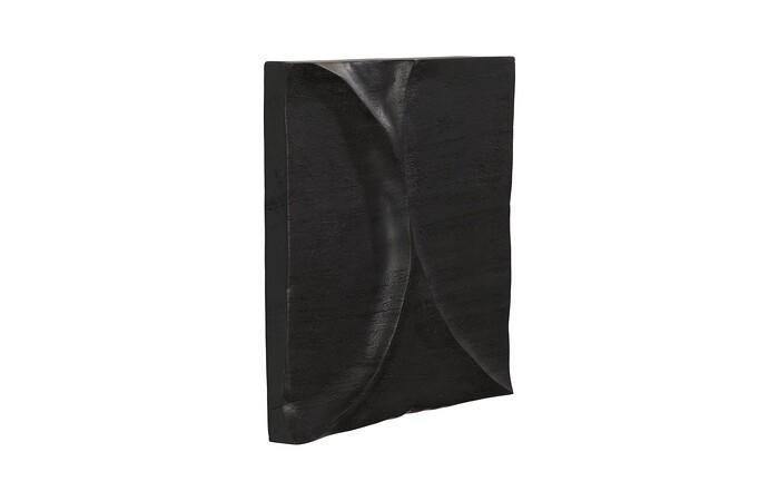 Curve Wall Tile, Wave, Black