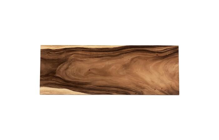 Iron Frame Bar Table, Natural