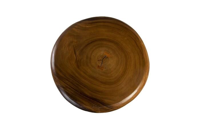 Smoothed Bar Table, Natural, Round