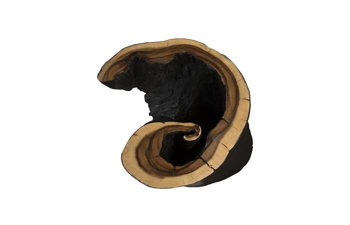 Chasm Side Table, Burnt Edge