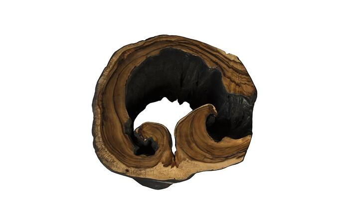 Chasm Side Table, Burnt Edge