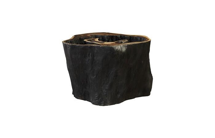 Chasm Side Table, Burnt Edge