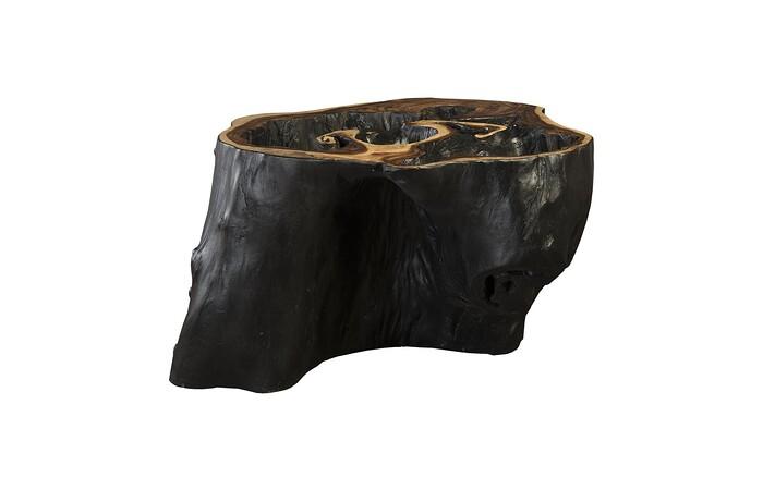 Chasm Side Table, Burnt Edge