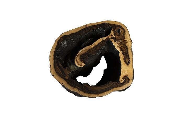 Chasm Side Table, Burnt Edge