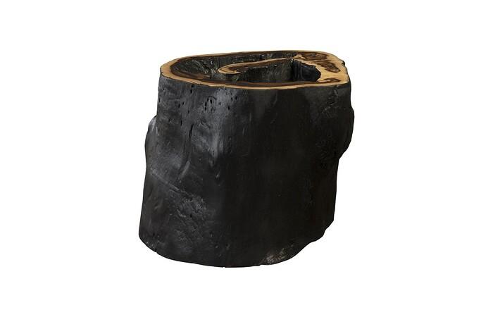 Chasm Side Table, Burnt Edge