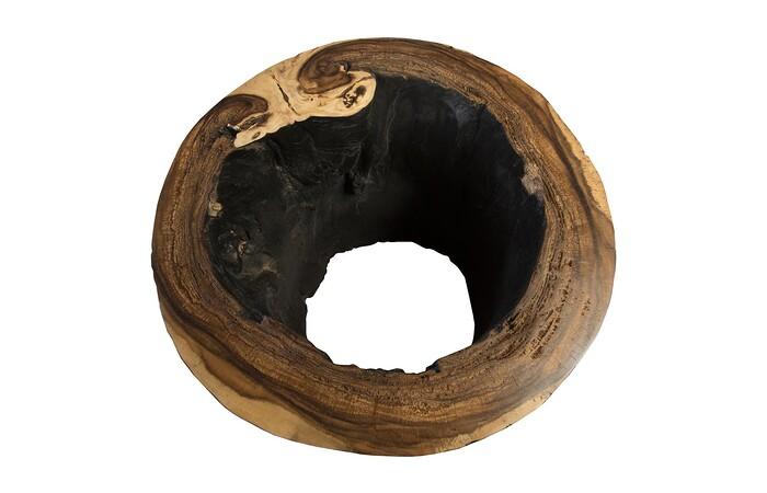 Chasm Side Table, Burnt Edge