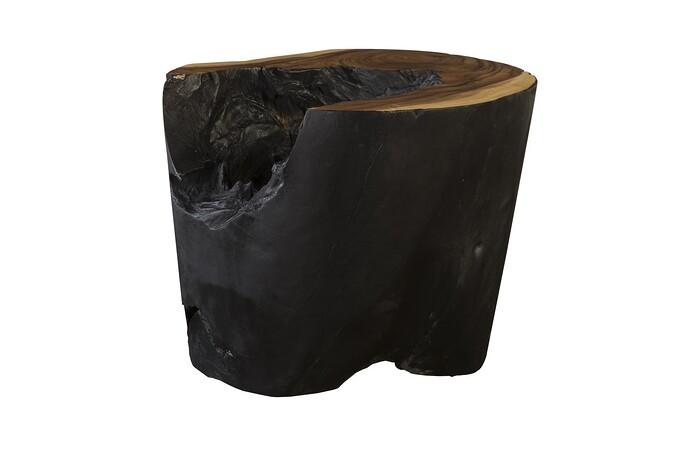 Chasm Side Table, Burnt Edge