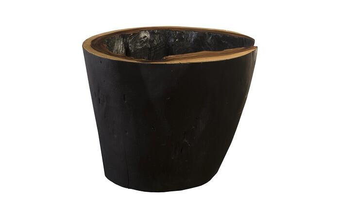 Chasm Side Table, Burnt Edge