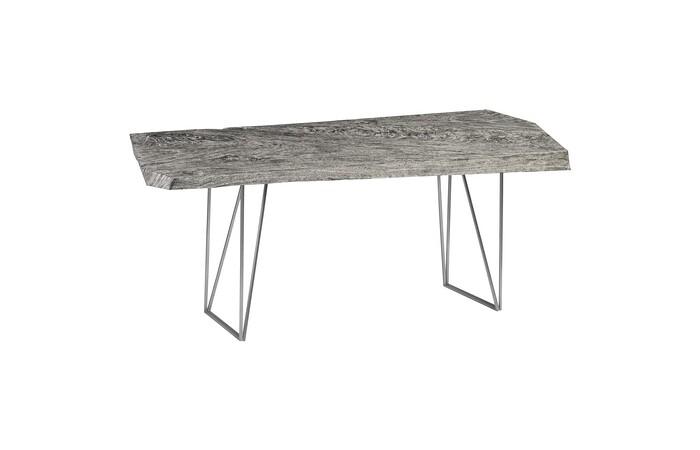 Angled Drawing Desk, Gray Stone