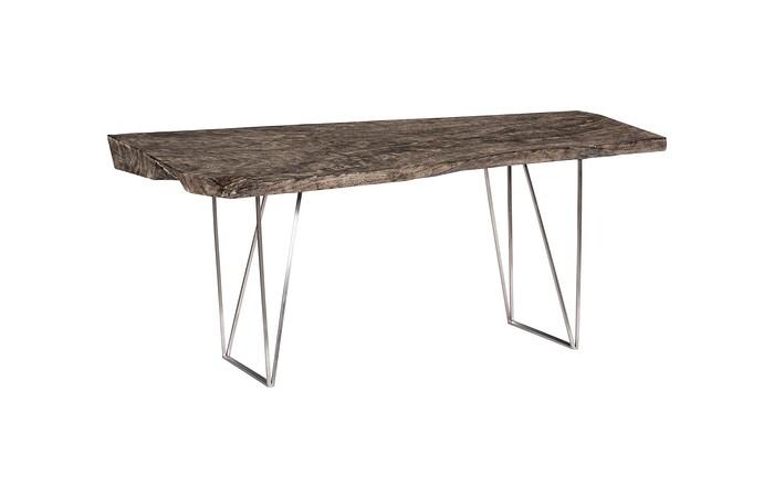 Angled Drawing Desk, Gray Stone