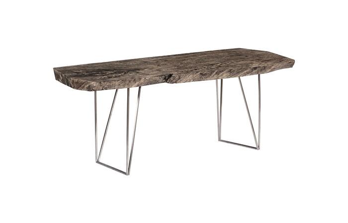 Angled Drawing Desk, Gray Stone