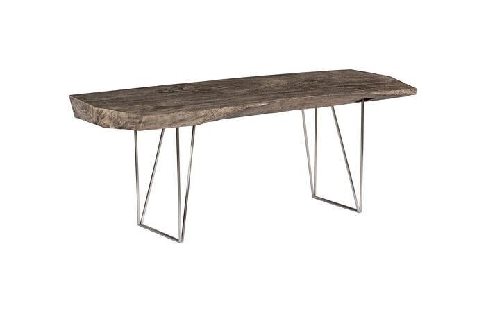 Angled Drawing Desk, Gray Stone