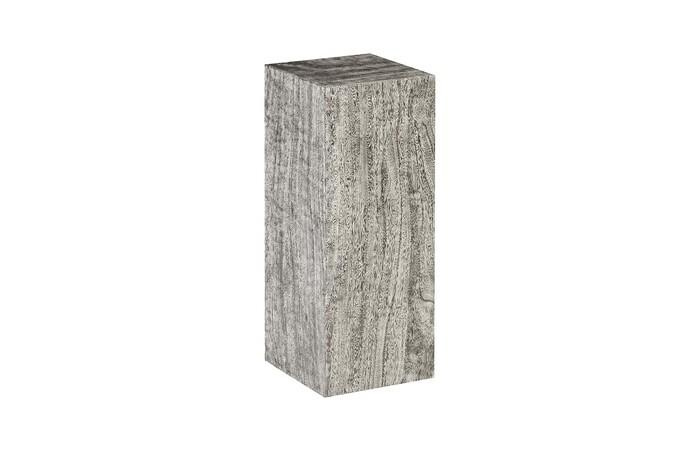 Rectangular Pedestal, Medium, Gray Stone