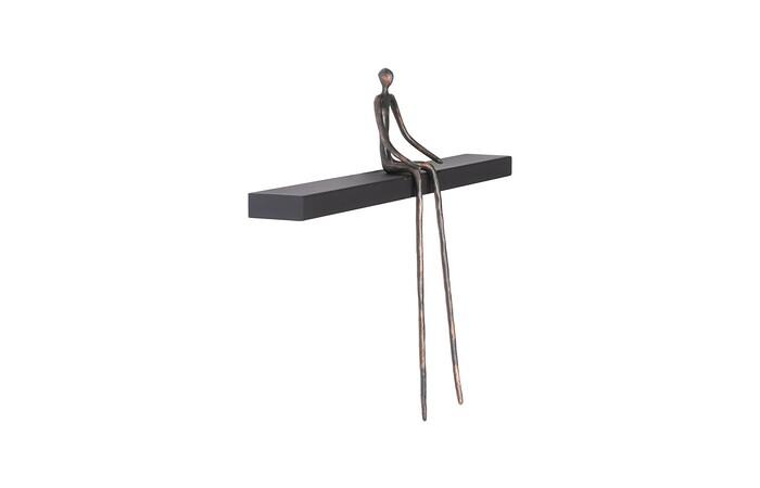 Moveable Man on Shelf, Sitting, A