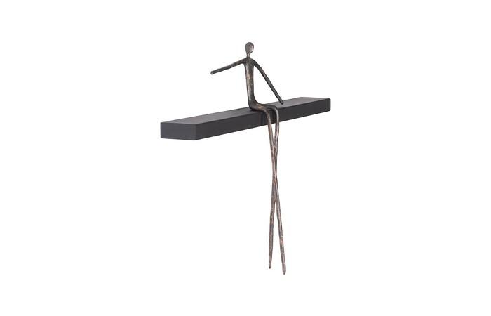 Moveable Man on Shelf, Sitting, C