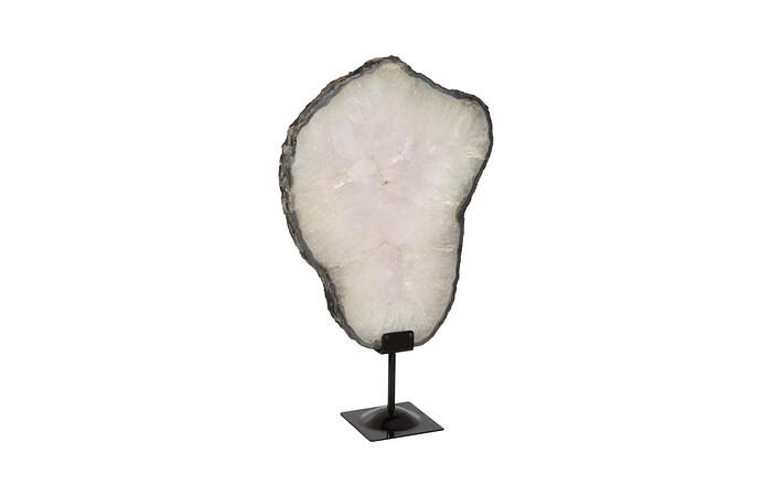 Amethyst Sculpture on Stand, LG, Assorted